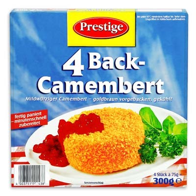 Prestige 4 Back-Camembert 300g