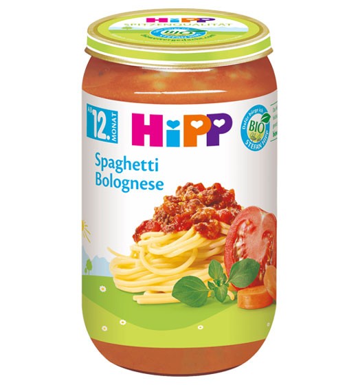 Hipp BIO Spaghetti Bolognese ab dem 12. Monat 250g