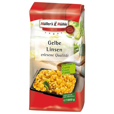 Müller's Mühle Gelbe Linsen 1kg