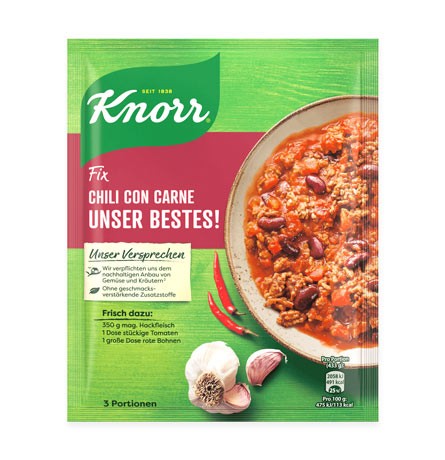Knorr Fix Chili con Carne Unser Bestes! für 3 Portionen