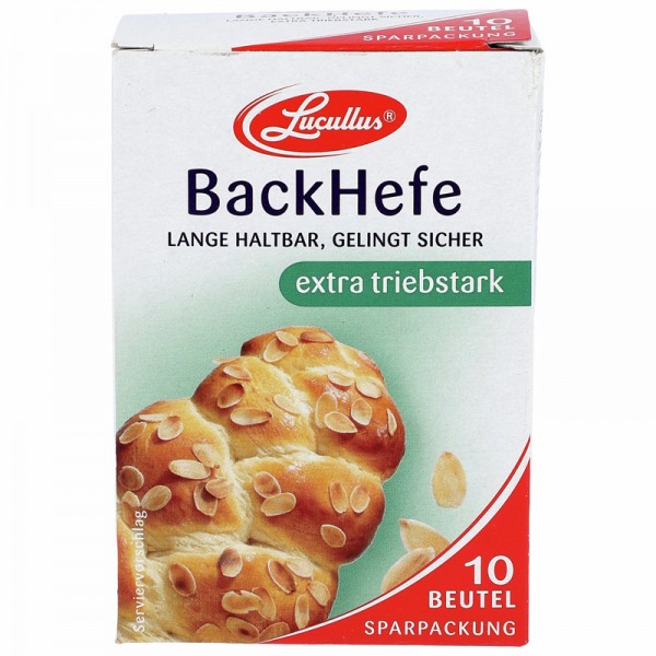 Lucullus Backhefe extra triebstark 70g