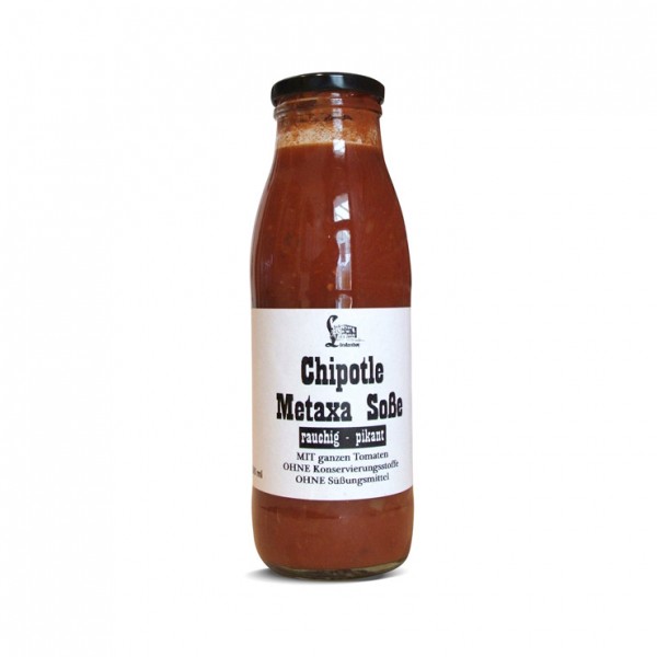 Chipotle Metaxa Soße rauchig - pikant, 500ml