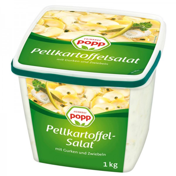 Popp Pellkartoffelsalat mit Gurken und Zwiebeln 1kg