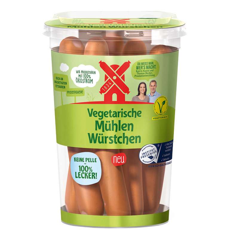 Rügenwalder Mühle Mühlen Würstchen vegetarisch Frisch 200g Frankenfresh Ihr Lebensmittel