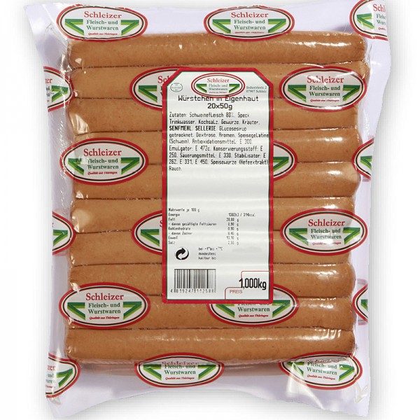 Schleizer Hot Dog Würstchen 1kg