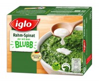 Iglo Rahmspinat »BLUBB« 500g Iglo Rahmspinat »BLUBB« 500g