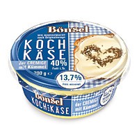 Bönsel Kochkäse mit Kümmel 40% 200g Bönsel Kochkäse mit Kümmel 40% 200g