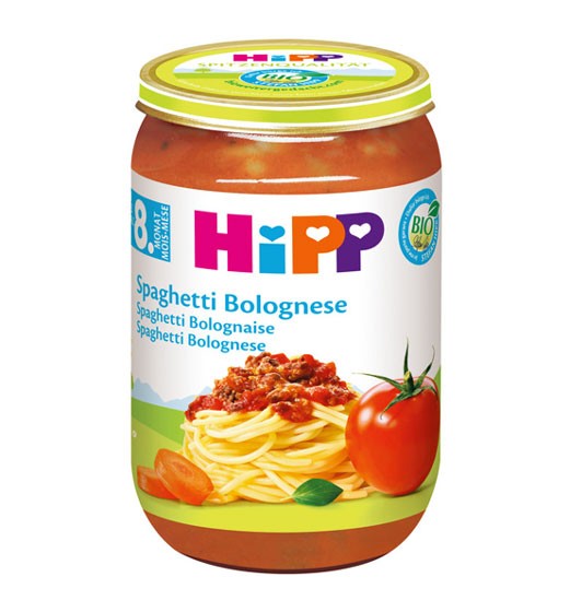 Hipp BIO Spaghetti Bolognese ab dem 8. Monat 220g