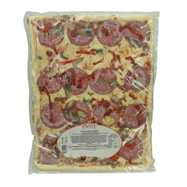 Pizza Lorenzo Familien Pizza Salami 1150g