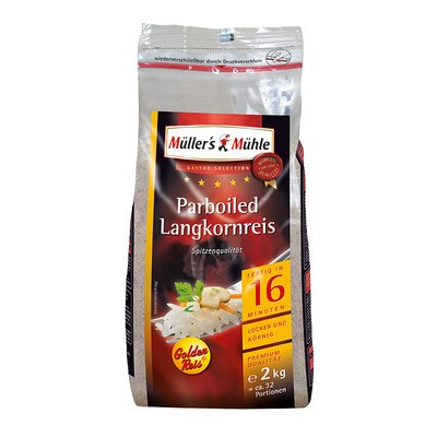 Müller's Mühle Parboiled Langkorn Reis 2kg