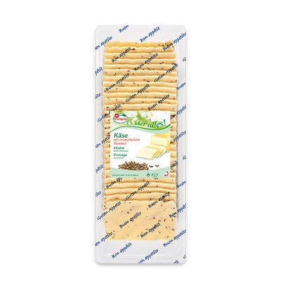 Schnittkäse mit Kümmel von Frischpack, 55%, 500g