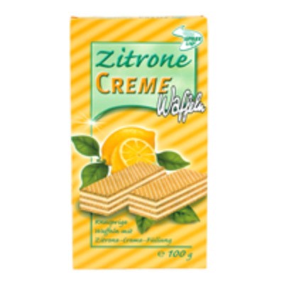 Cremewaffeln Zitrone 100g