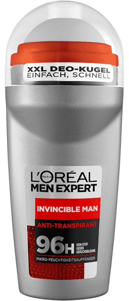 Loreal MEN Deo Roll-On Invincible Man, 96H, 50ml