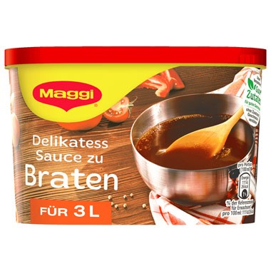 Maggi Delikatess Sauce zu Braten für 3L