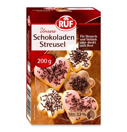 Schokoladen Streusel 200g