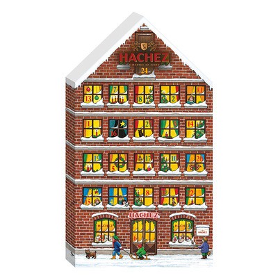 Hachez Adventskalender Haus 250g