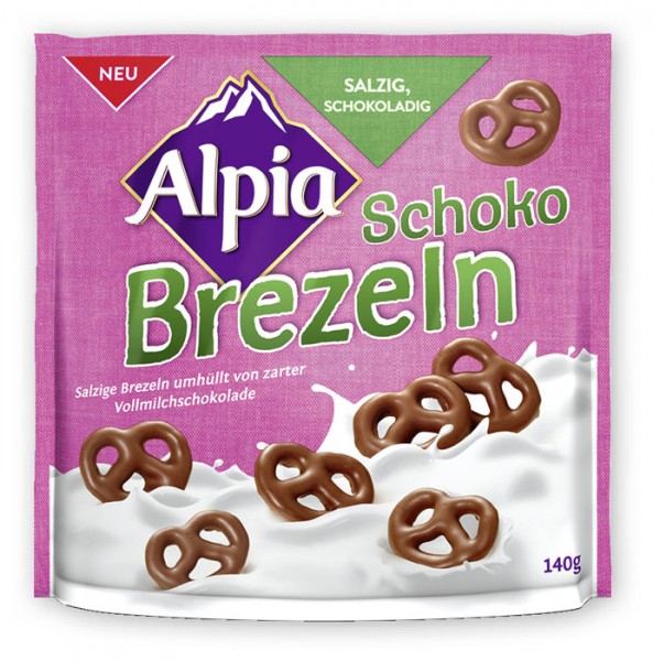 Alpia Schoko Brezeln 140g