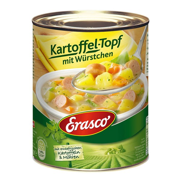 Erasco Kartoffeltopf mit Würstchen 800g