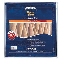 Forellen Filets heiß geräuchert unter Buchenholz 1kg
