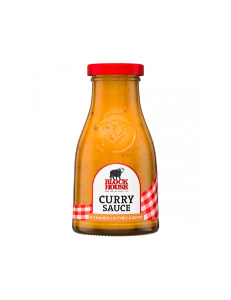 Block House Curry Sauce mit Mango Chutney & Curry, 240ml