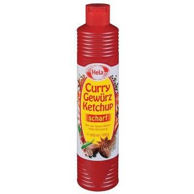 Hela Curry Gewürzketchup scharf 800ml