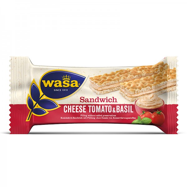 Wasa Sandwich Cheese Tomato & Basil 40g