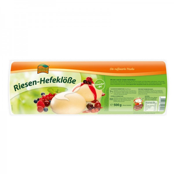 LAWA Riesen-Hefeklöße 500g