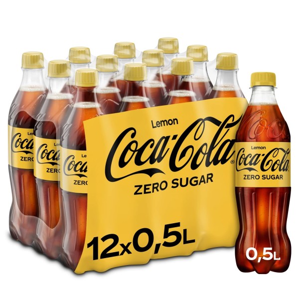 Coca Cola Zero Lemon 12x0,5L PET Packung
