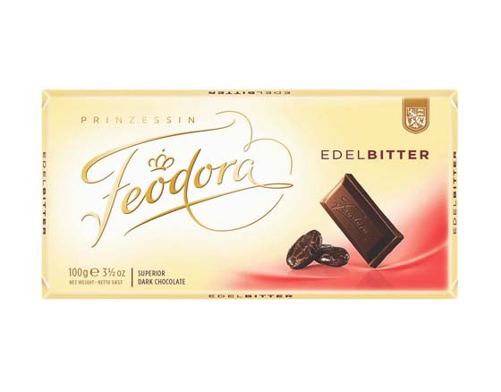 Feodora Edelbitter Schokolade 100g