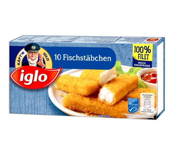 Iglo Fischstäbchen 10 Stück 300g