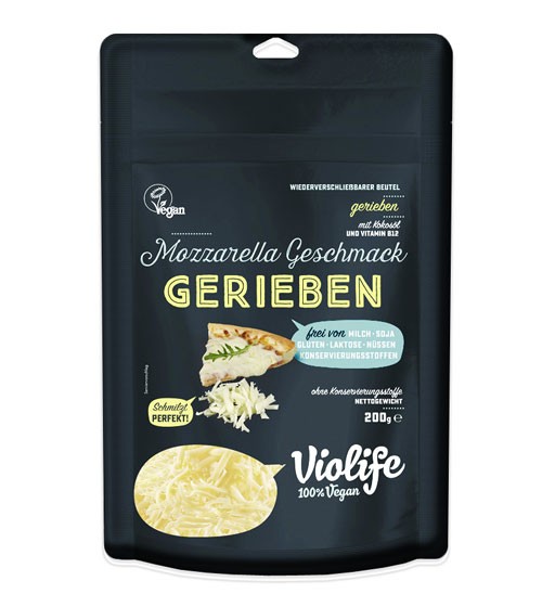 Violife Gerieben Mozzarella Geschmack, Käse Alternative 200g