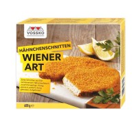 Vossko Hähnchenschnitten Wiener Art 400g Vossko Hähnchenschnitten Wiener Art 400g