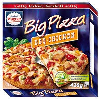 Original Wagner Big Pizza BBQ Chicken 420g