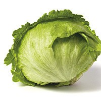 Frischer Eissalat, Eisbergsalat 1 Stück Frischer Eissalat, Eisbergsalat 1 Stück