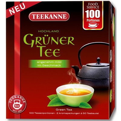 Teekanne Grüner Tee 100x1,5g