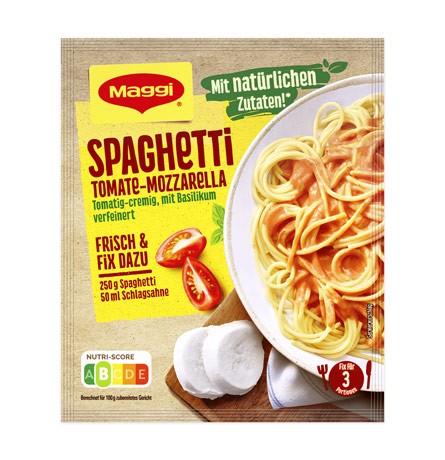 Maggi Fix Spaghetti Tomate-Mozzarella für 3 Portionen