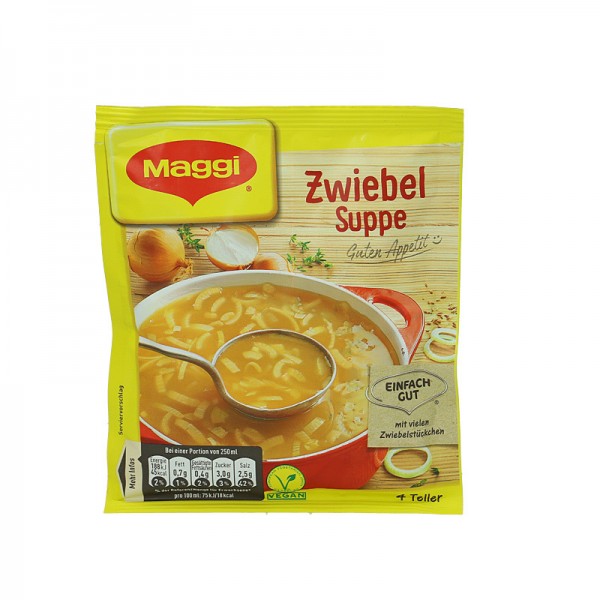 Maggi Zwiebelsuppe für 4 Teller