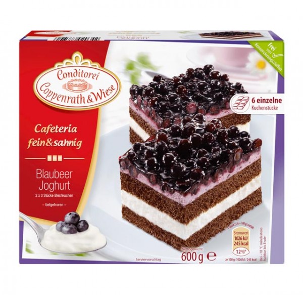 Coppenrath & Wiese Blechkuchen Blaubeer Joghurt, 600g