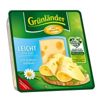 Grünländer Leicht Käse in Scheiben 30% 140g Grünländer Leicht Käse in Scheiben 30% 140g