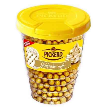 Pickerd Zuckerdekor Goldperlen 100g