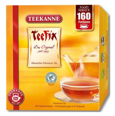 Teekanne Teefix Schwarztee 160x1,75g