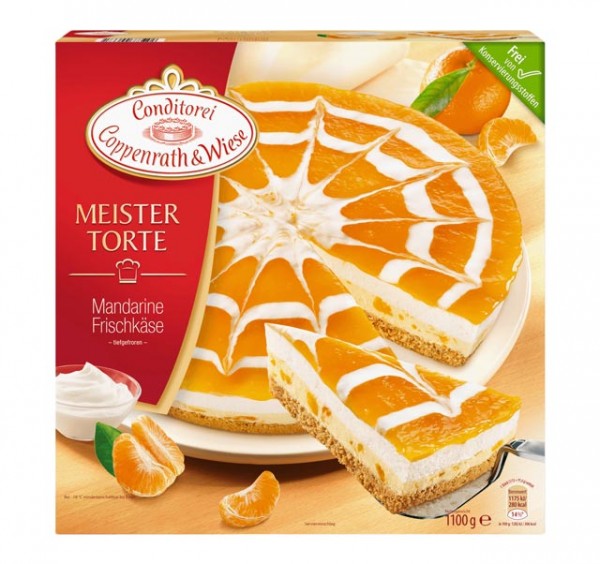 Coppenrath &amp; Wiese Meister Torte Mandarine Frischkäse 1100g