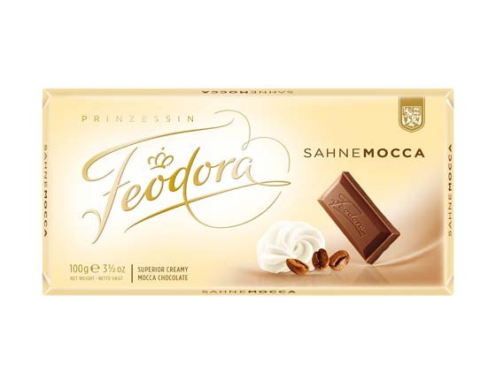 Feodora Sahne Mocca Schokolade 100g