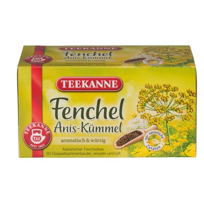 Teekanne Fenchel Anis-Kümmel 20x3g