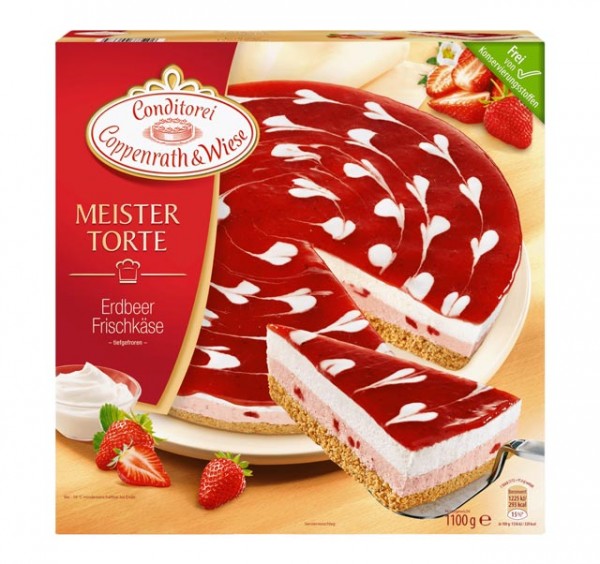 Coppenrath &amp; Wiese Meister Torte Erdbeer Frischkäse 1100g