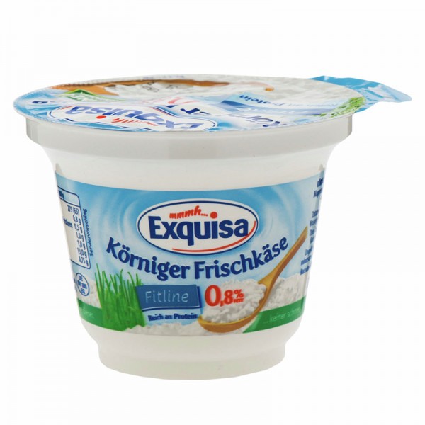 Exquisa Körniger Frischkäse, 0,8% Fett, 200g