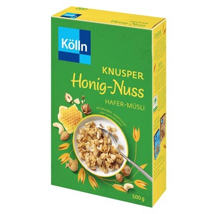 Kölln Müsli Knusper Honig Nuss 500g