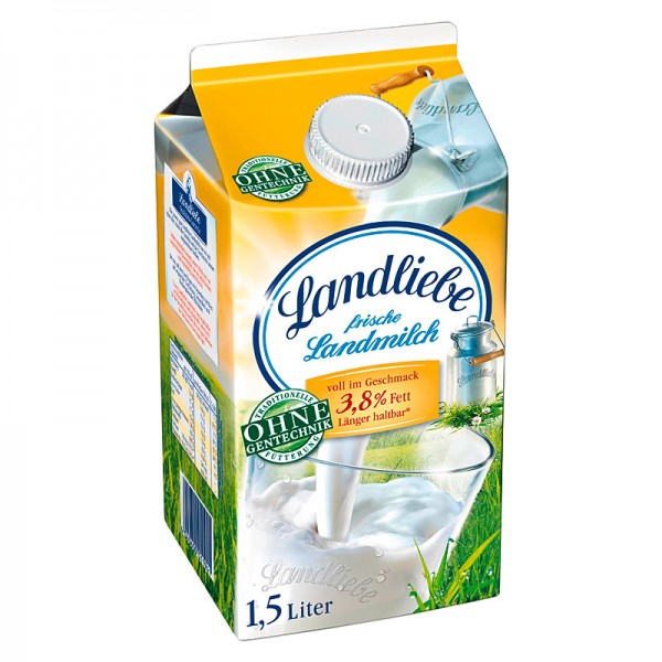 Landliebe Frische Landmilch 3,8%, 1,5L