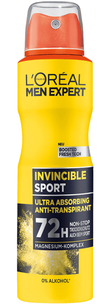 Loreal MEN Deo Spray Invincible Sport, 72h, 150ml