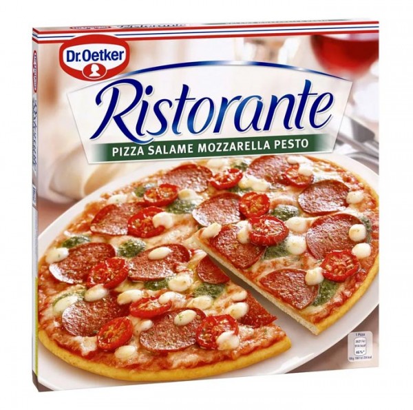 Dr. Oetker Ristorante Pizza Salame Mozzarella Pesto 360g